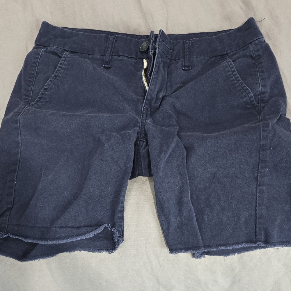 Womens Navy Blue Shorts